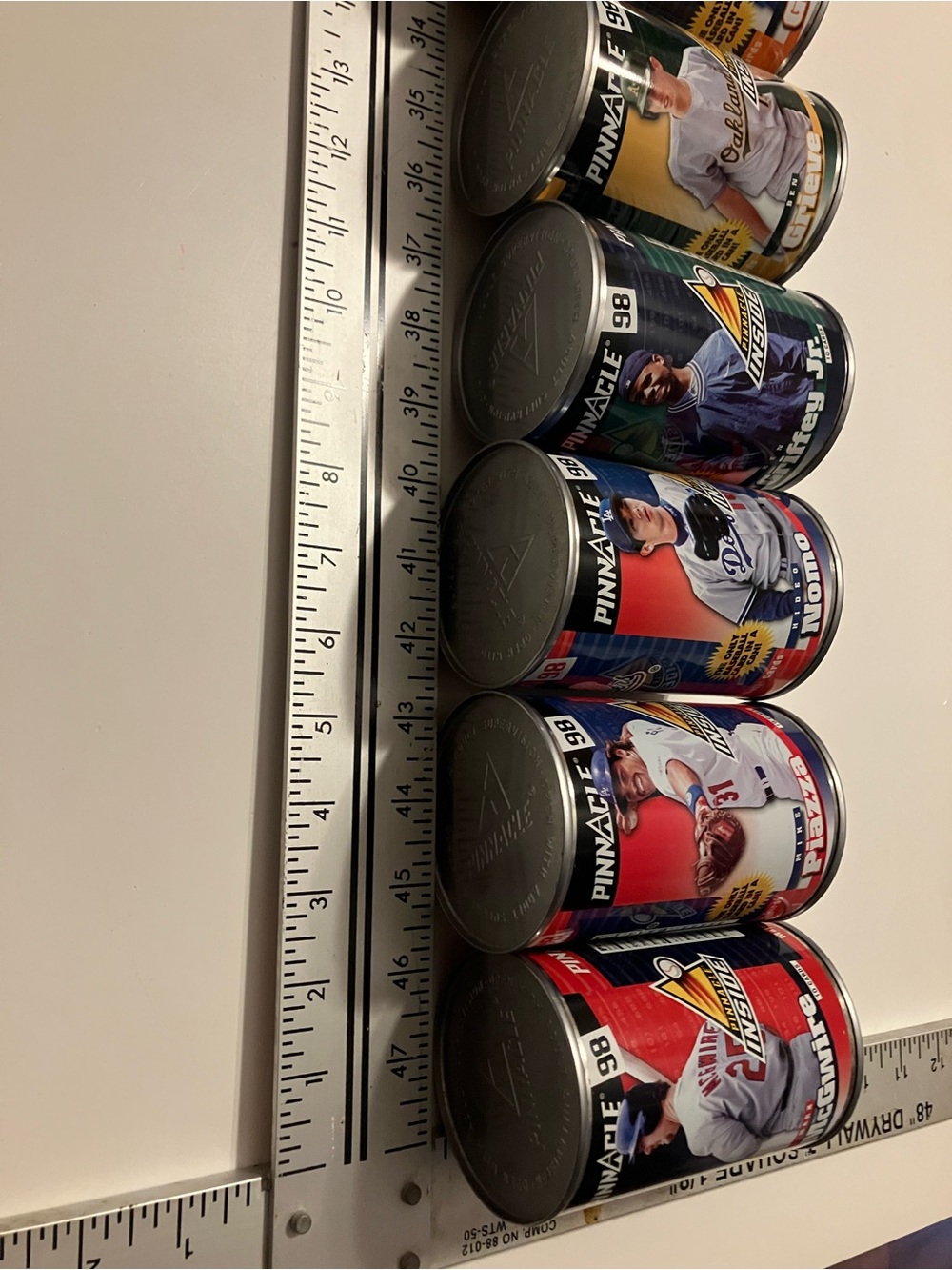Set of Collectible Soup/Stew Cans with Sports Graphics baseball cards in cans - Picture 7 of 14